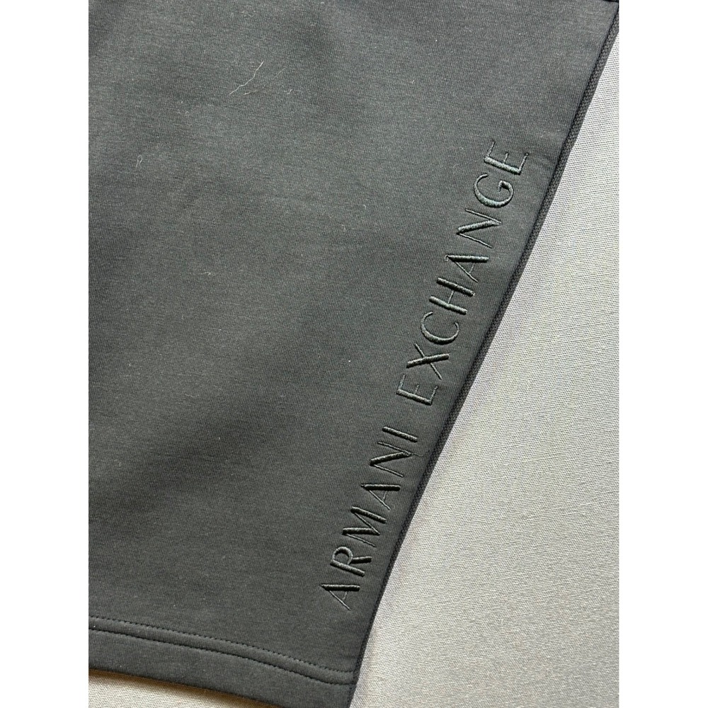 Armani Exchange Men's Black Pique Tapered Trousers XL 6KZPFP ZJ6MZ New - Picture 10 of 15